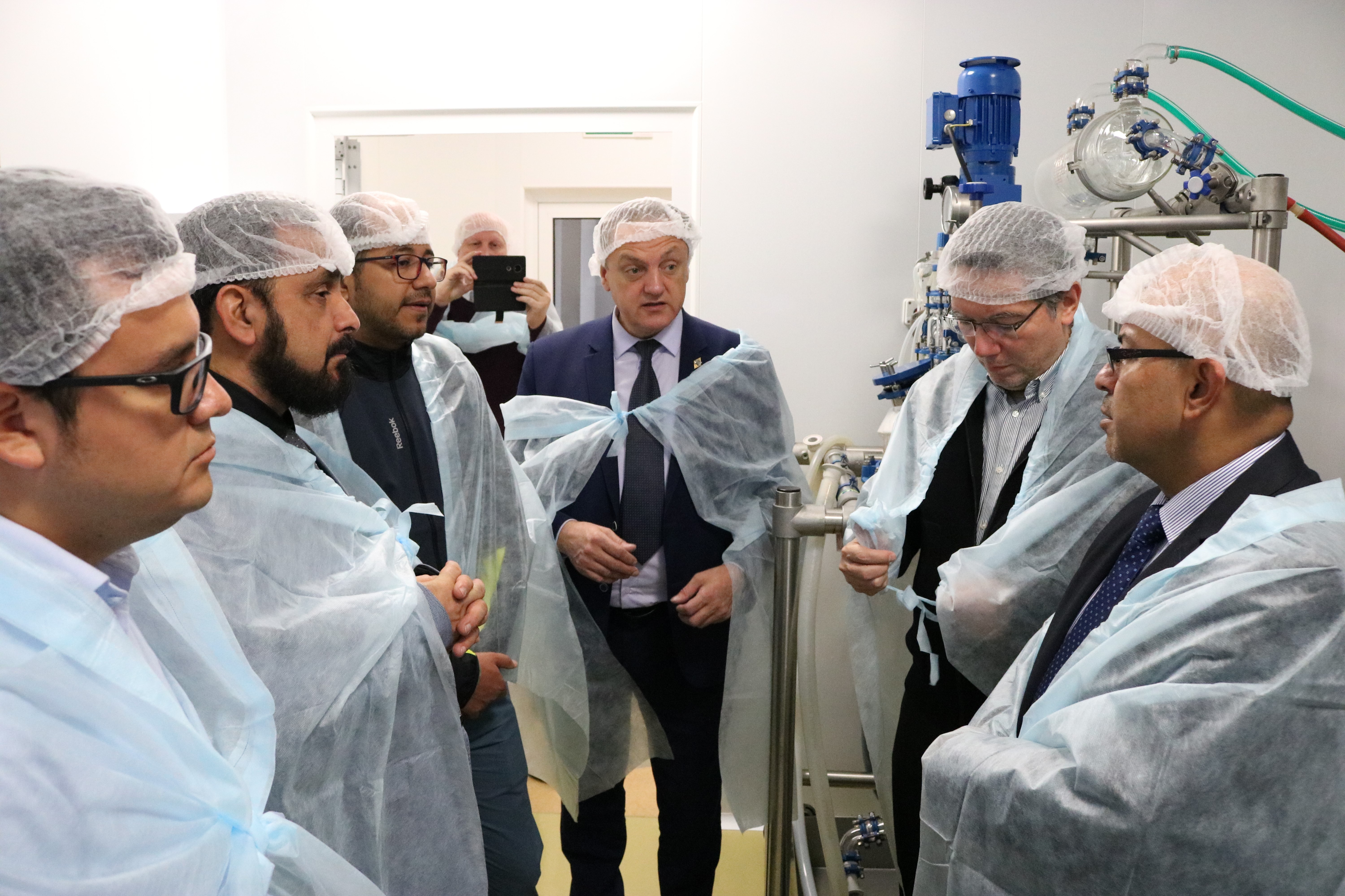 Колумбийская делегация на производстве УП "УНИТЕХПРОМ БГУ" ч.2